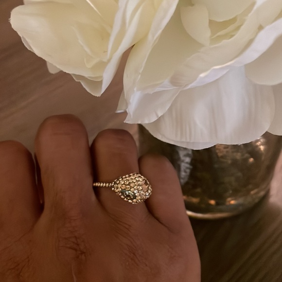 Atelier Swarovski Moselle Stack Rosegold Ring - Picture 3 of 8